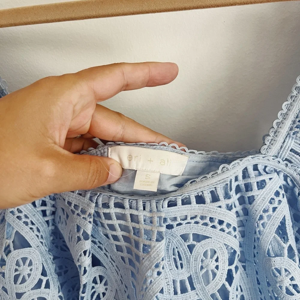 Anthropologie Eri + Ali Lace Cropped Top - Small - Picture 3 of 4
